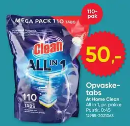 BigDollar Opvasketabs At Home Clean tilbud