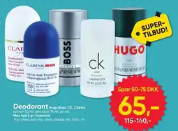 BigDollar Deodorant Hugo Boss, CK, Clarins tilbud