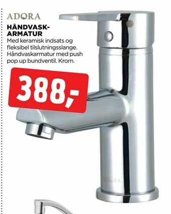 Håndvaskarmatur