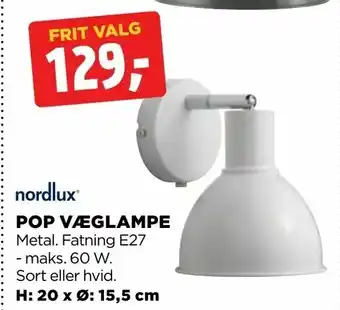 jem & fix Pop væglampe tilbud
