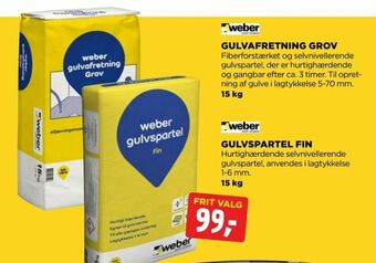 Gulvafretning grov