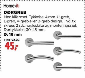 jem & fix Dørgreb tilbud