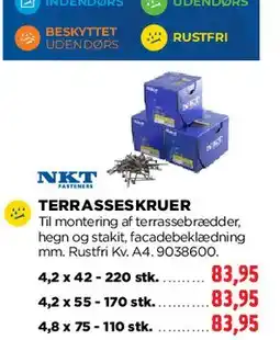 jem & fix Terrasseskrue (små pakker) tilbud