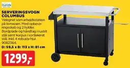 jem & fix SERVERINGSVOGN COLUMBUS tilbud