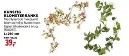 jem & fix Kunstig blomster-ranke tilbud