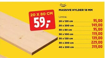 jem & fix Massive hylder 18 mm tilbud
