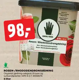 jem & fix Rosen-/Rhododendrongødning tilbud