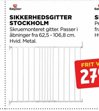 jem & fix Sikkerhedsgitter stockholm tilbud