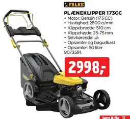 jem & fix PLÆNEKLIPPER 173CC tilbud