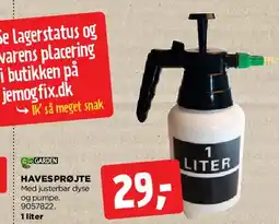jem & fix Havesprøjte tilbud