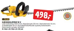 jem & fix HÆKKEKLIPPER 18 V tilbud