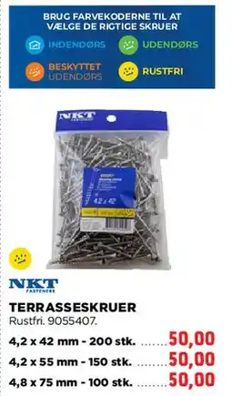 jem & fix Terrasseskrue (rustfri) tilbud