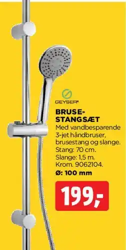 jem & fix Brusestangset tilbud