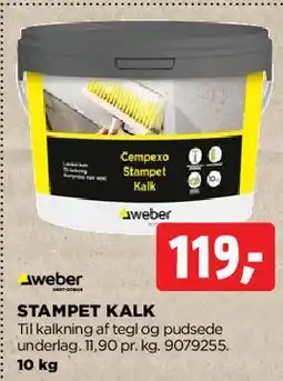 jem & fix Stampet kalk tilbud