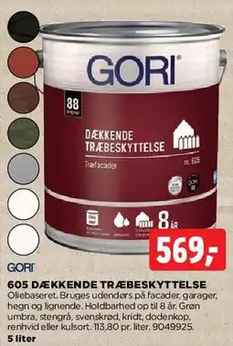 jem & fix GORI 605 Dækkende Træbeskyttelse tilbud