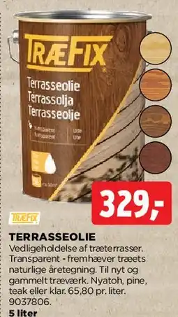 jem & fix Træfix terrasseolie tilbud