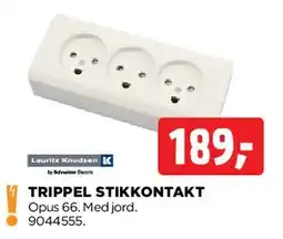 jem & fix Trippel stikkontakt tilbud