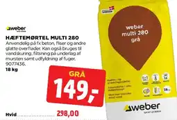 jem & fix HÆFTEMØRTEL MULTI 280 tilbud
