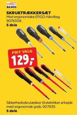 jem & fix Skruetrækkersæt tilbud