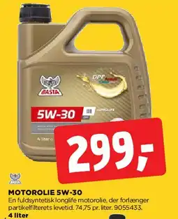 jem & fix Motorolie 5W-30 tilbud
