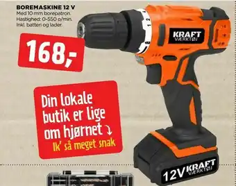 Boremaskine 12 v