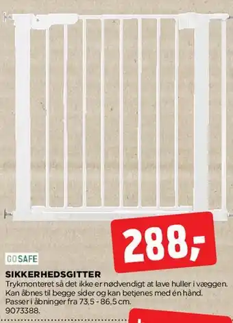 jem & fix Sikkerhedsgitter tilbud