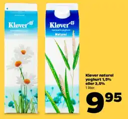 Netto Kløver naturel yoghurt tilbud