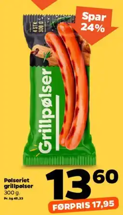 Netto Pølseriet / Polseriet grillpølser tilbud