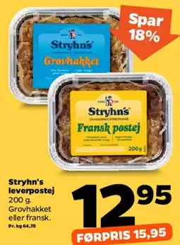 Netto Stryhns leverpostej tilbud