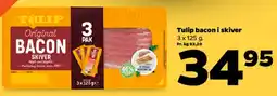 Netto Tulip bacon i skiver (3-pak) tilbud