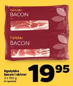 Netto Bacon i skiver tilbud