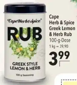 Citti Cape Herb & Spice Greek Lemon & Herb Rub tilbud