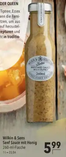 Citti Wilkin & Sons Senf Sauce mit Honig tilbud