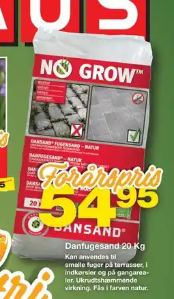 Bauhaus Danfugesand 20 Kg tilbud