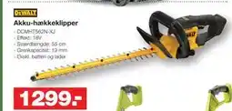 Bauhaus Akku-hækkeklipper tilbud