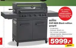 Bauhaus Cliff 6605 Black edition gasgrill tilbud