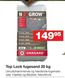 Bauhaus Top Lock fugesand 20 kg tilbud