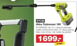 Bauhaus Akku Trykrenser 18V tilbud