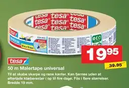 Bauhaus 50 m Malertape universal tilbud