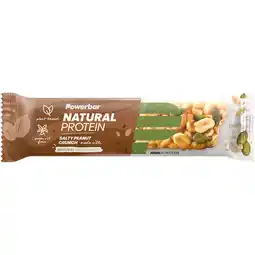 Sport 24 Powerbar Natural Protein Salty Peanut Crunch 40 g Proteinbar tilbud