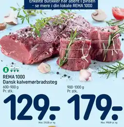 REMA 1000 Dansk kalvemørbradsteg tilbud