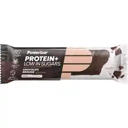 Sport 24 Powerbar Protein+ Low Sugar Chocolate Brownie 35 g Proteinbar tilbud