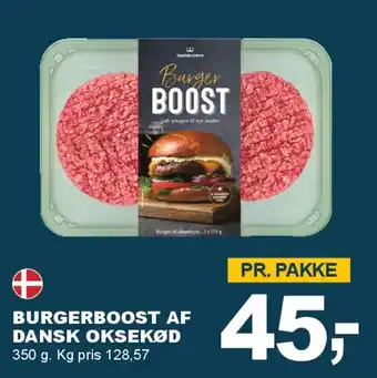 BurgerBoost af dansk oksekød