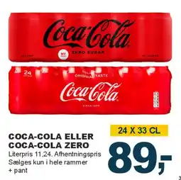 Let-Køb Coca-Cola eller Coca-Cola Zero tilbud