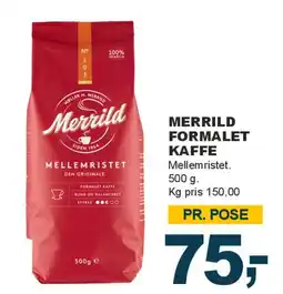 Let-Køb Merrild Formalet Kaffe tilbud