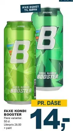 Let-Køb Faxe Kondi Booster tilbud
