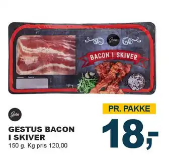 Let-Køb Gestus Bacon i skiver tilbud