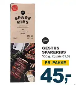 Let-Køb Gestus Spareribs tilbud