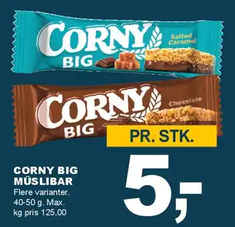 Let-Køb Corny Big Müslibar tilbud