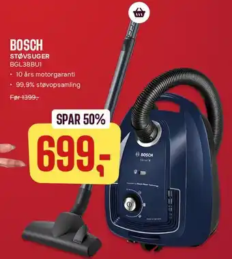 Skousen Bosch støvsuger tilbud